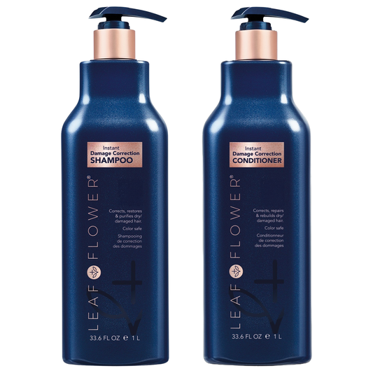 Leaf and Flowers Instant Damage Correction Shampoo/Conditioner Duo 1 liter