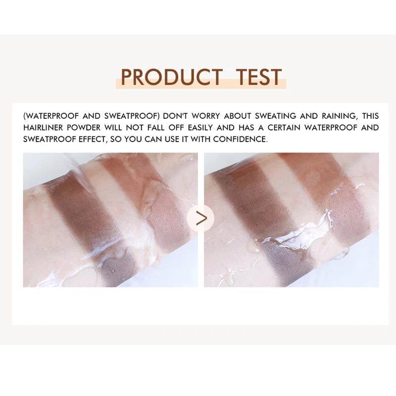 Hairline Powder Stick Eyebrow Stamp 1Pcs Hair Touch Up Powder Waterproof Hair Shading Sponge Pen Powder For Cover Gray Hair Root